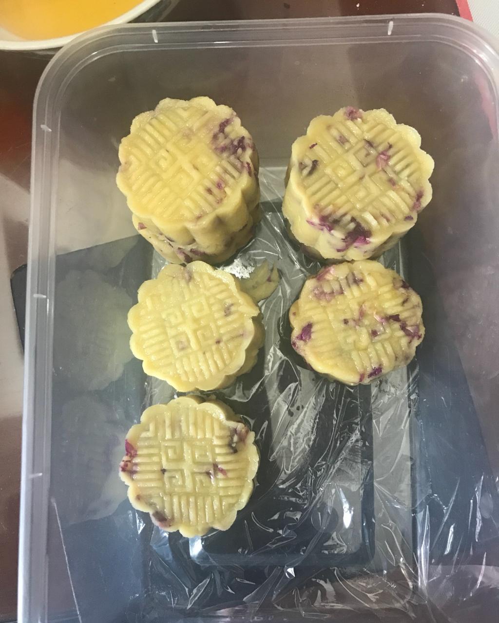 蔓越莓绿豆糕