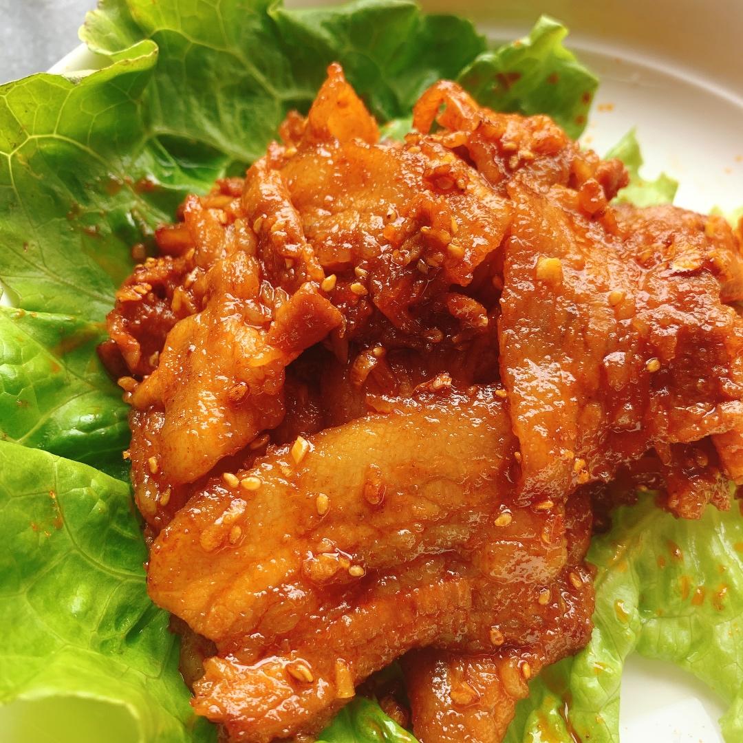 韩式烤肉，辣酱五花肉，减肥人群甚入，辣烤五花肉