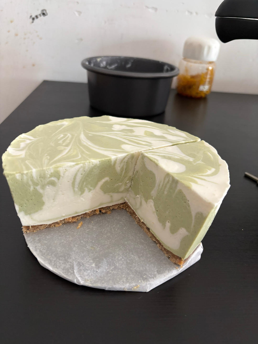 抹茶酸奶慕斯（大理石纹）6寸
