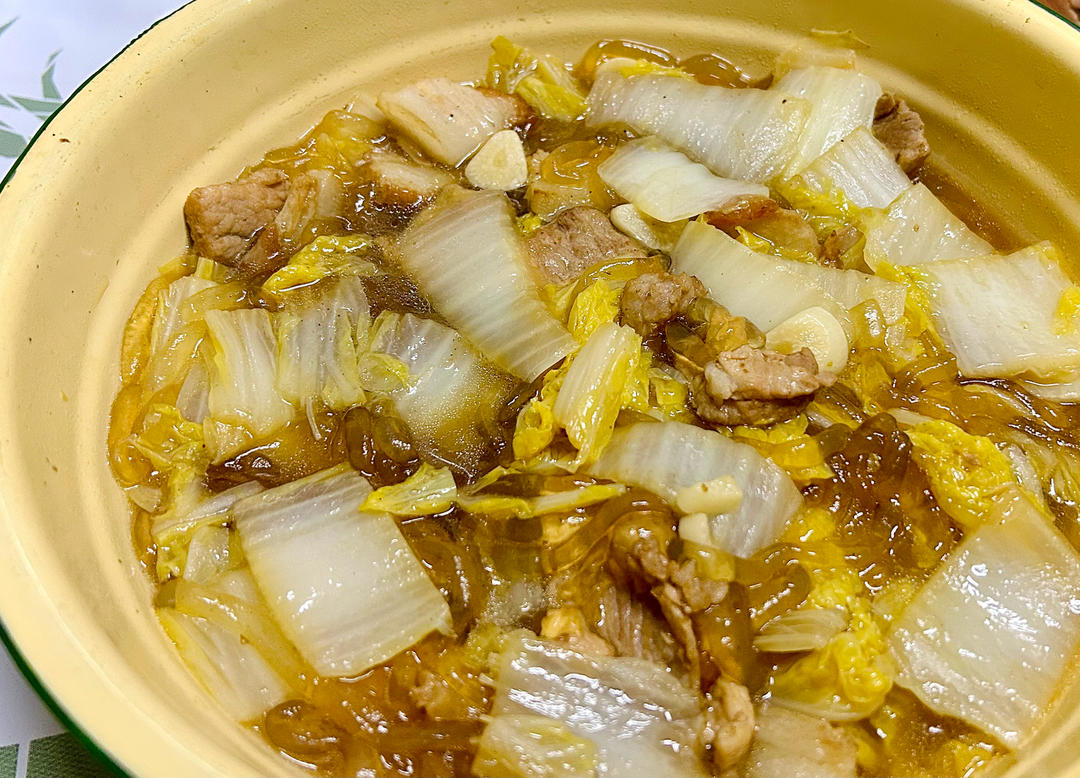 猪肉白菜炖粉条
