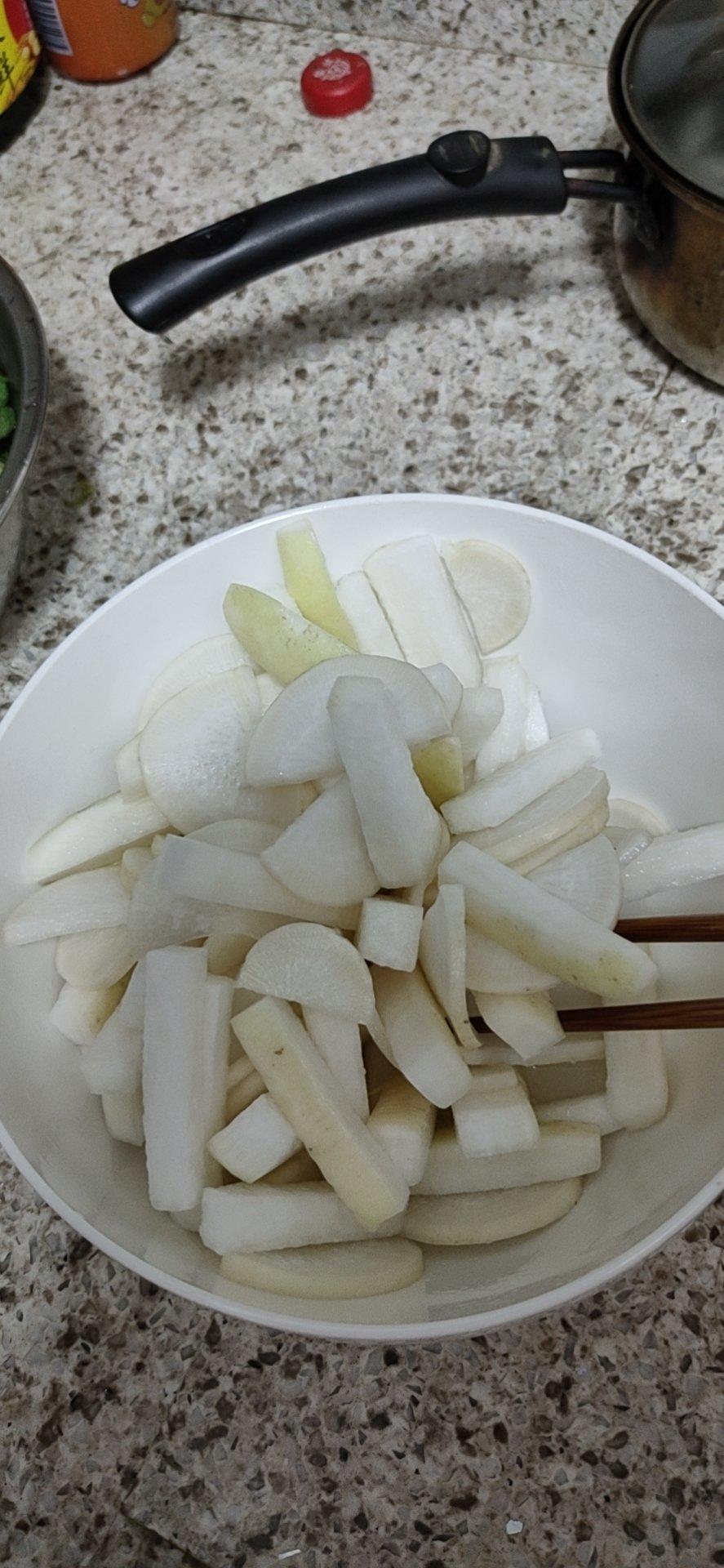 最简单，清爽的凉拌白萝卜