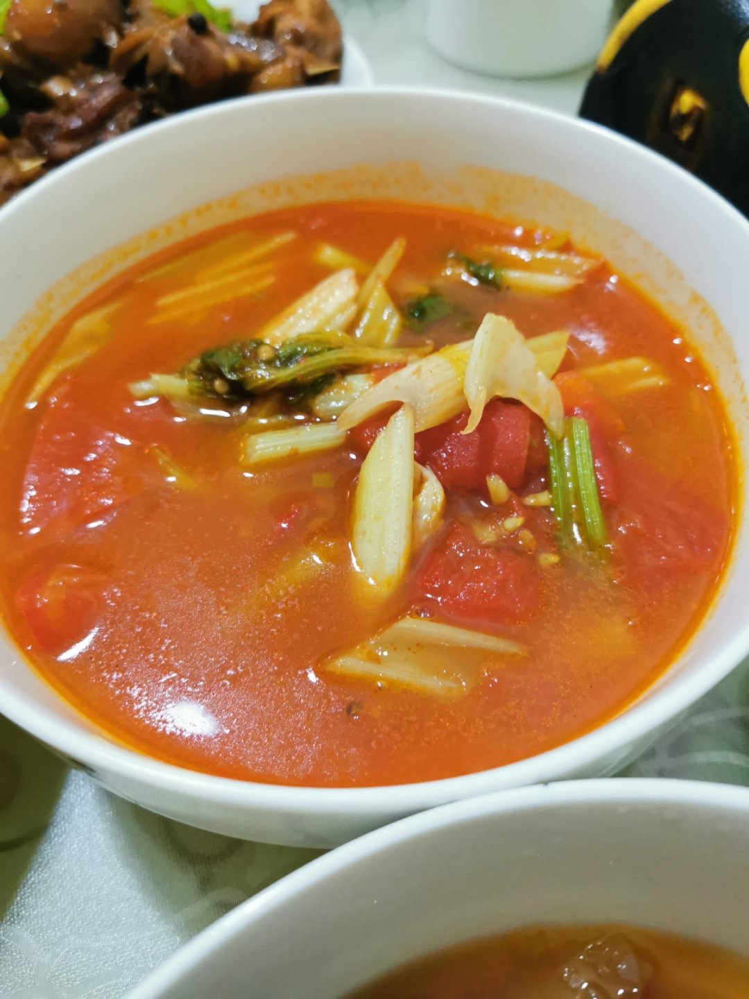 番茄芹菜咖喱汤