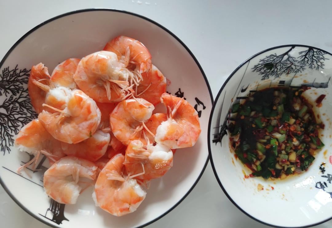 最简单的白灼虾（水煮）盐水基尾虾
