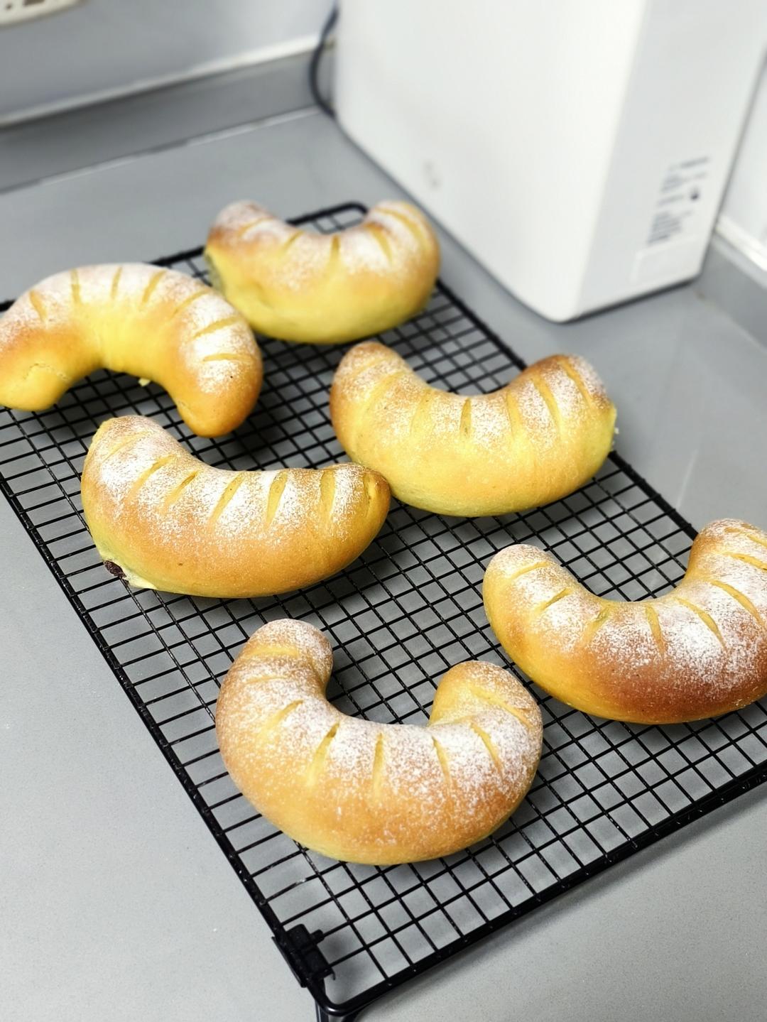 好吃到疯的南瓜奶酪软欧包