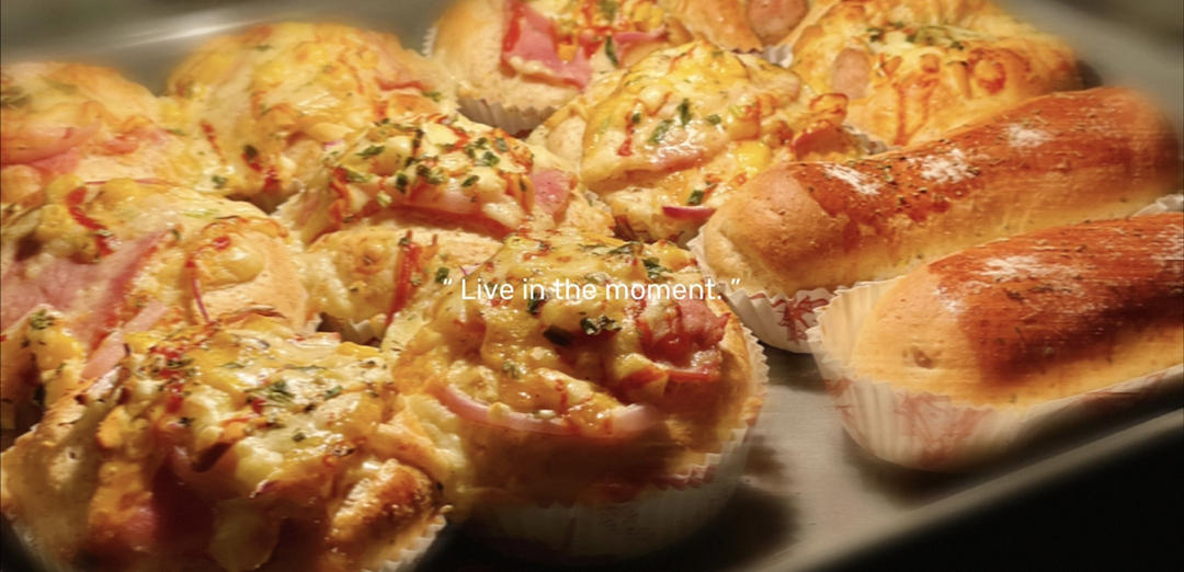 洋葱火腿片（培根）面包