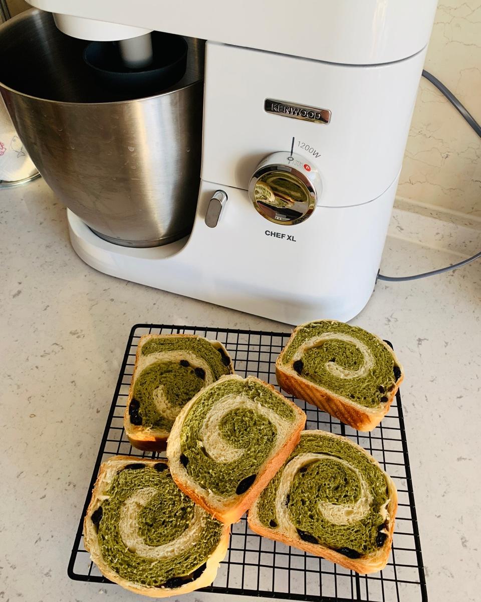 最正宗的日式抹茶红豆吐司