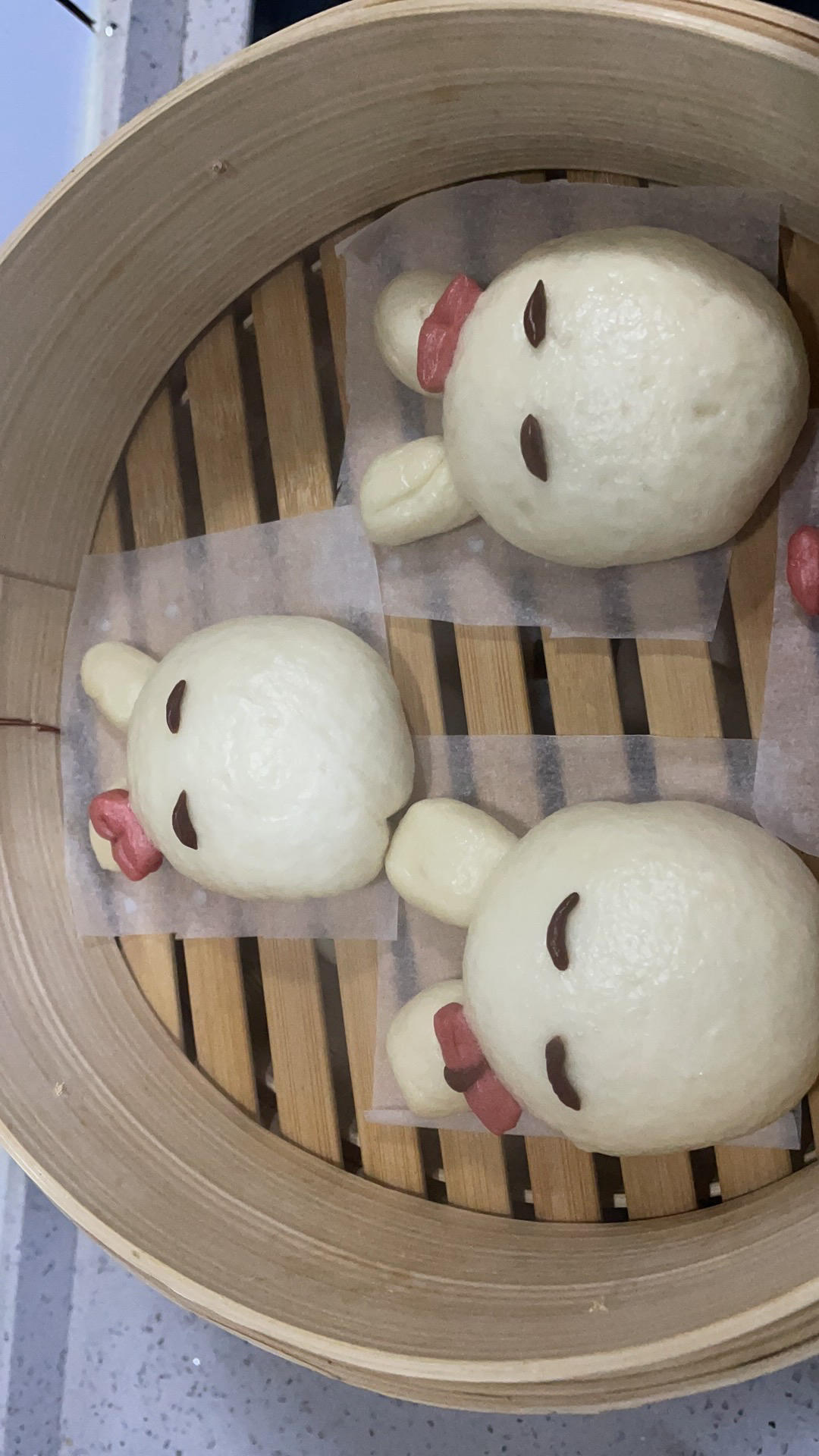 简单花样馒头（六）奶香小兔馒头