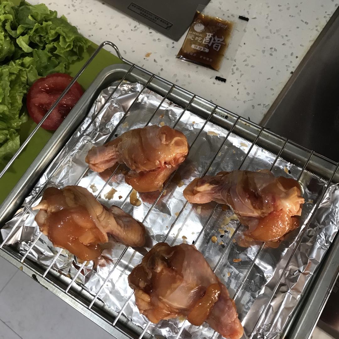 新奥尔良烤鸡翅根（空气炸锅/烤箱/微波炉）