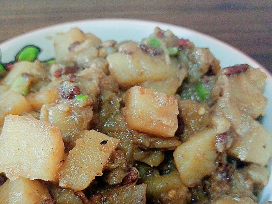 土豆炖茄子(东北菜)