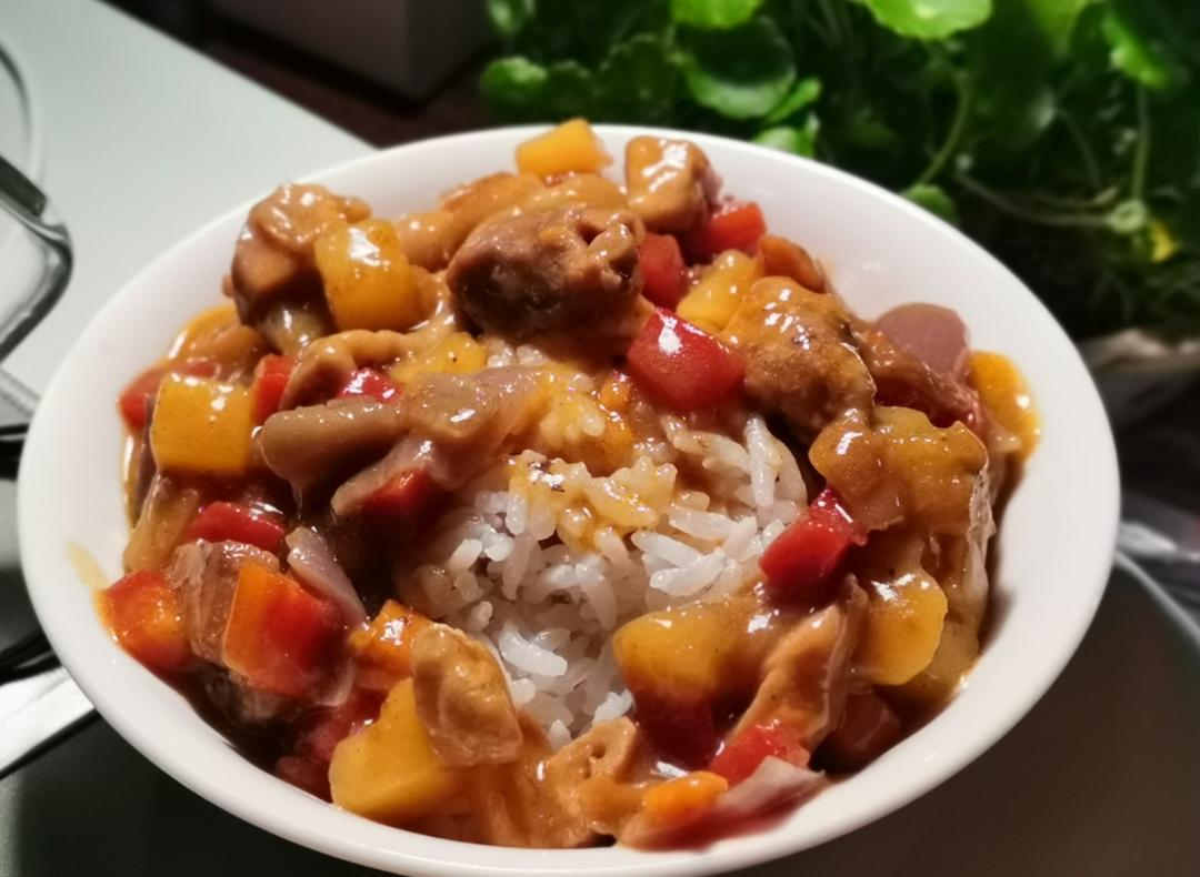 快手咖喱鸡肉饭