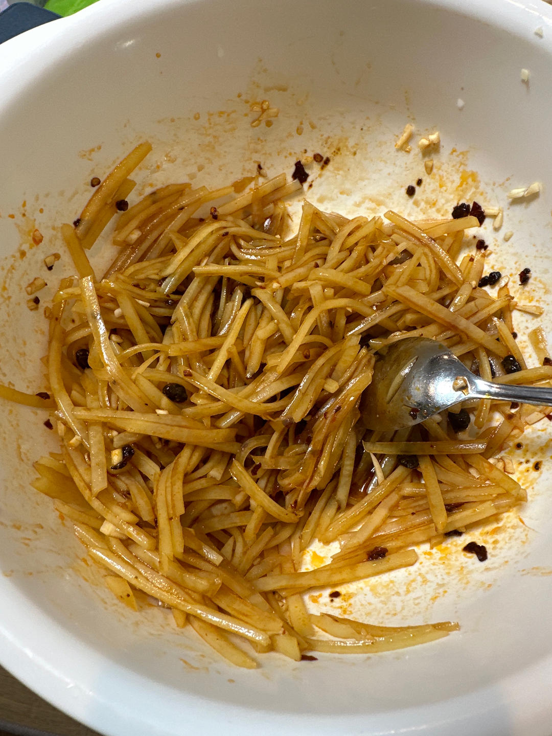 香辣开胃的凉拌土豆丝