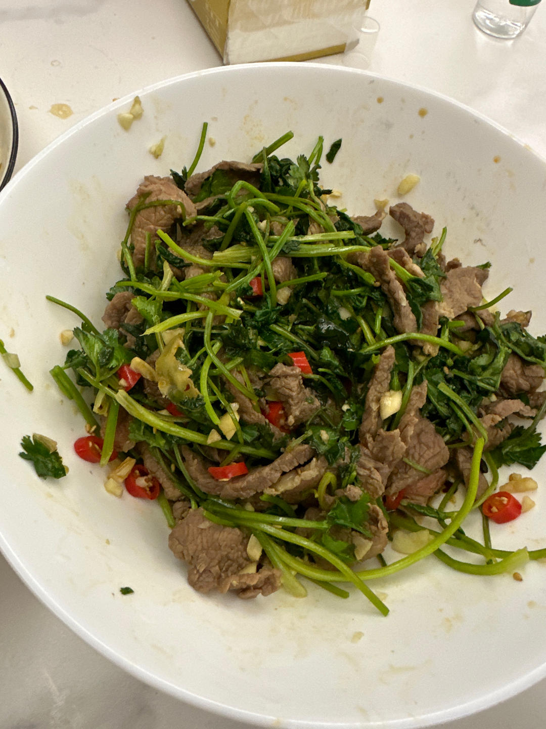 超级快手香菜拌牛肉