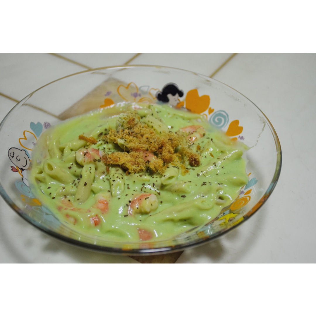 简易版牛油果拌意面（或拌饭）