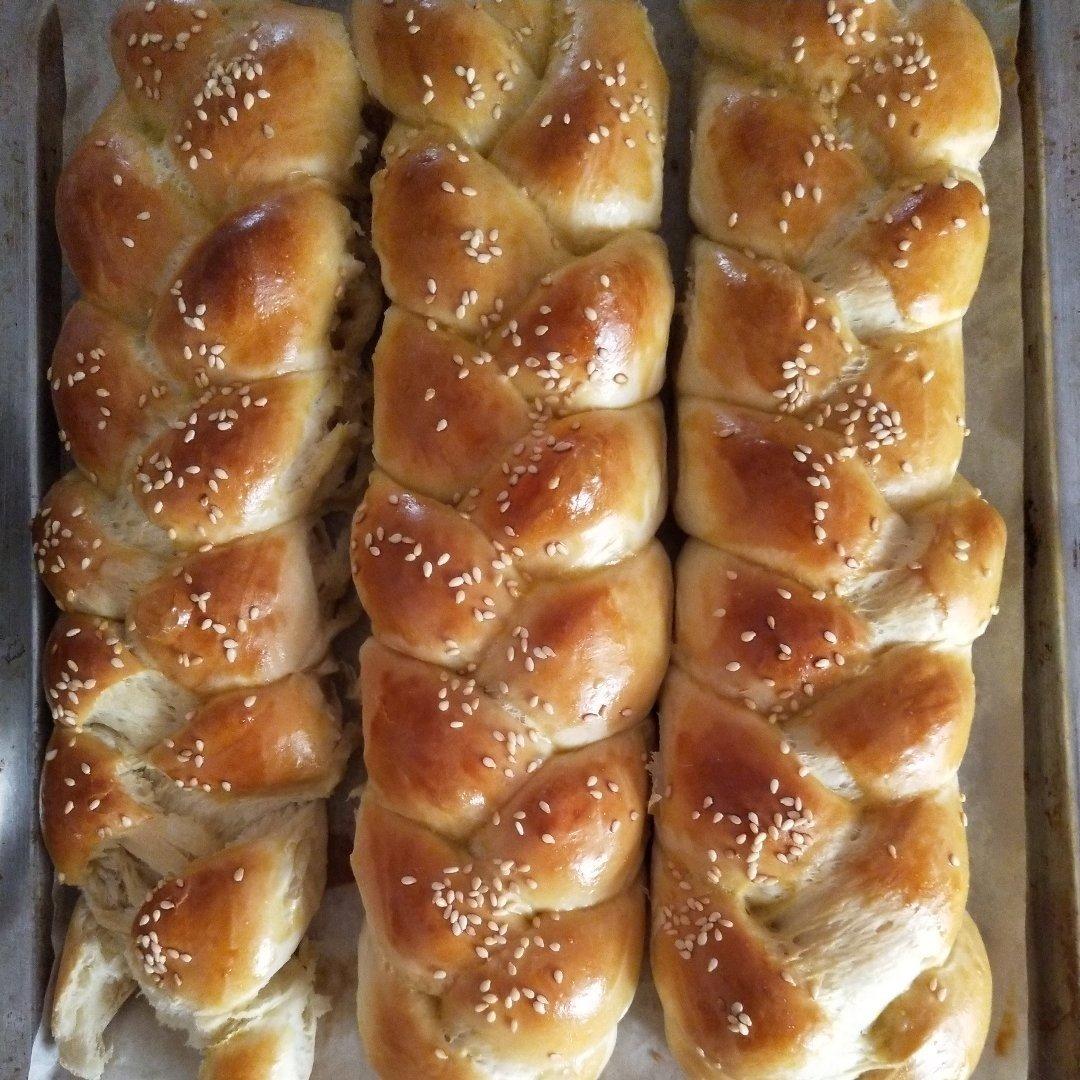 酸奶辫子面包（一次发酵）