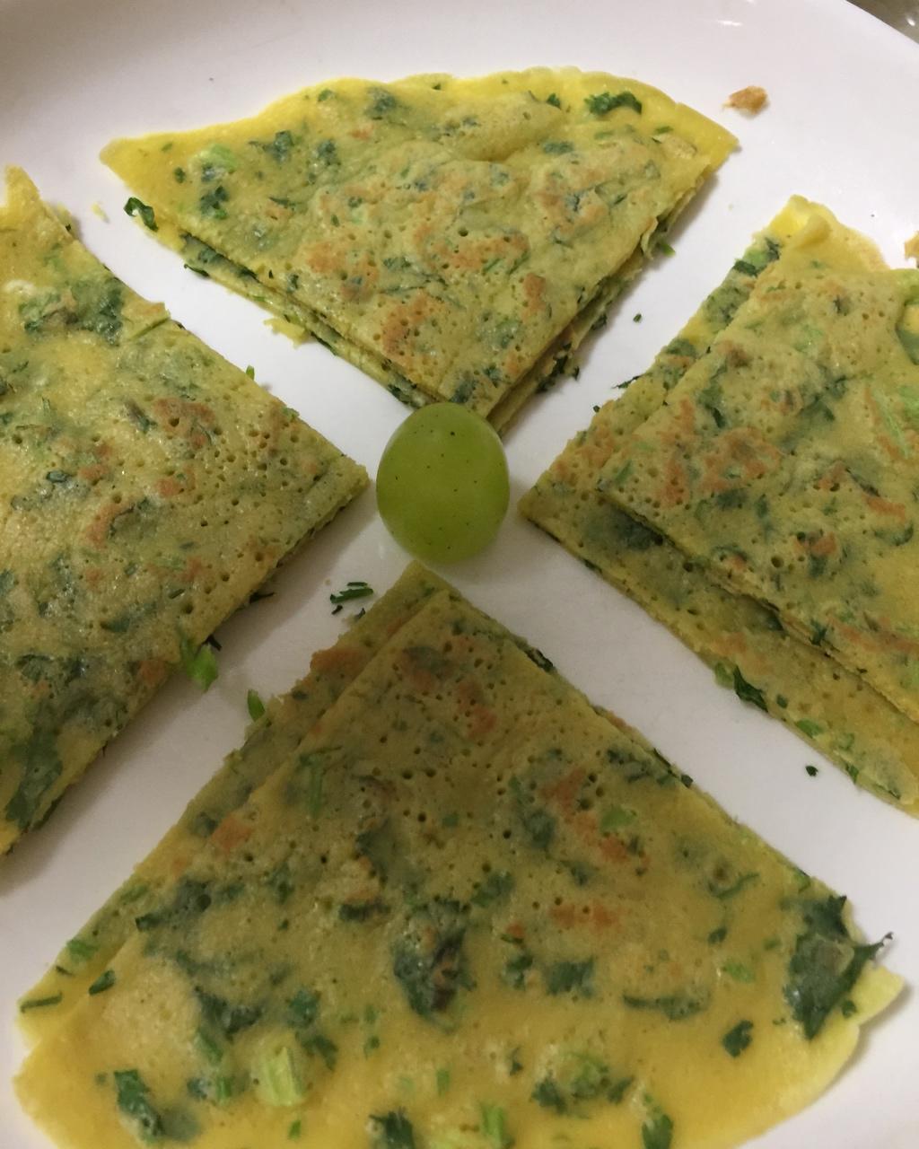 快手鸡蛋饼～～十分钟早餐！