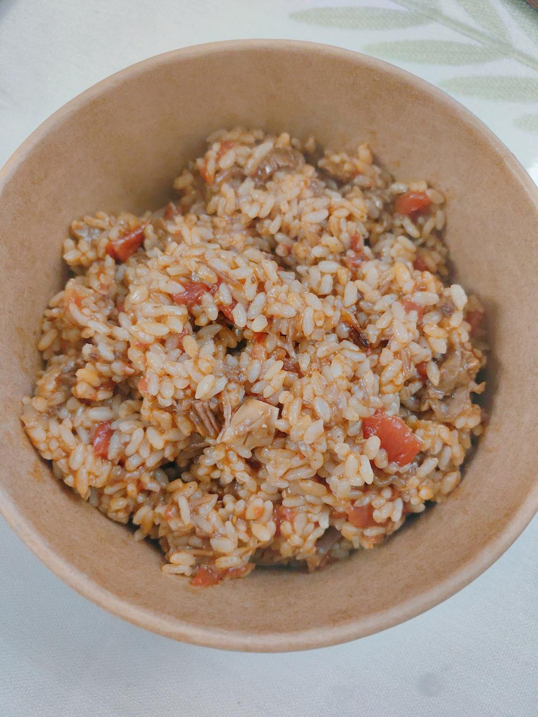 超浓郁番茄肥牛烩饭‼️剩饭这样做～秒空盘