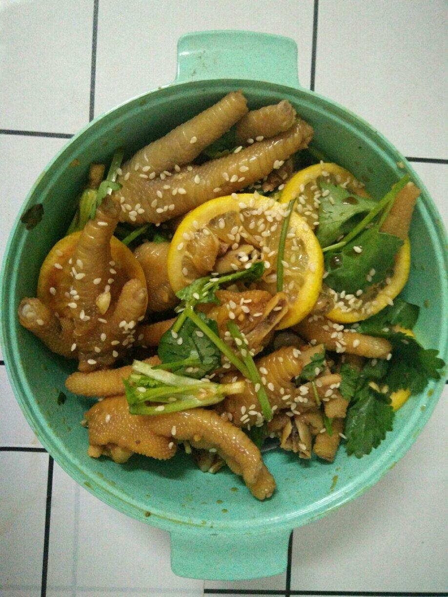 香辣蒜香凉拌爽脆鸡脚