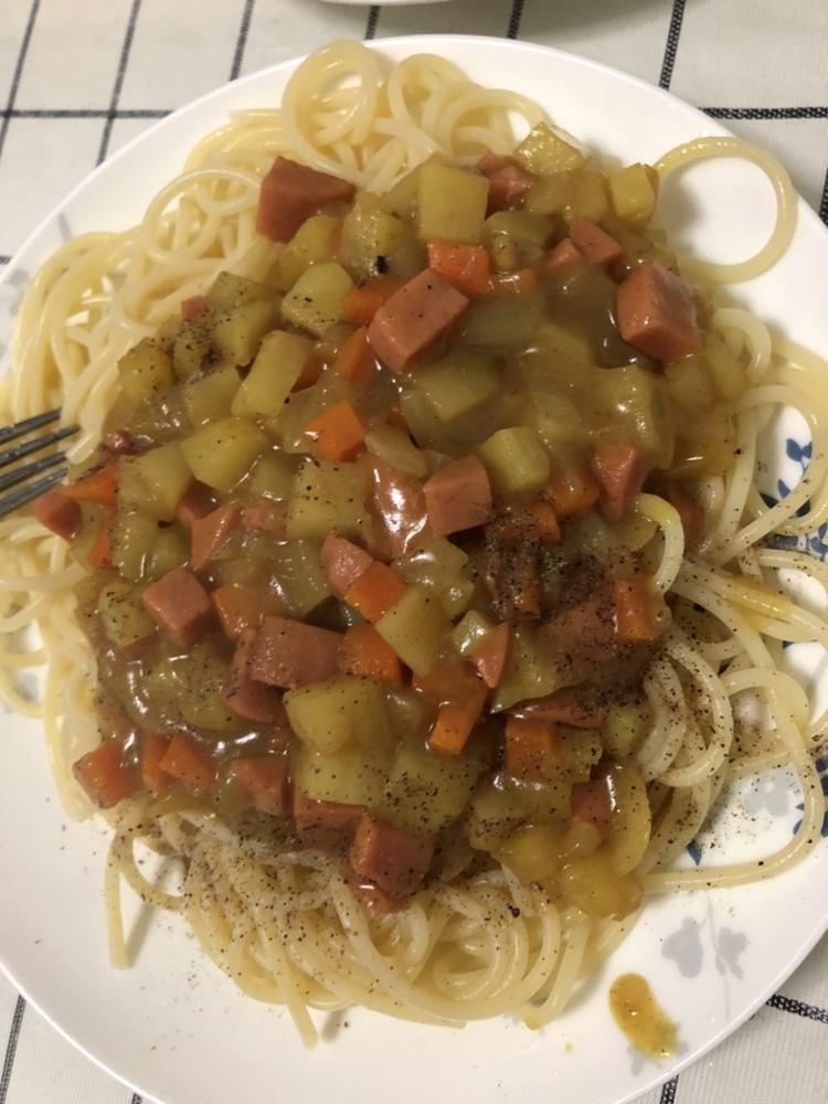 咖喱土豆意大利面的做法