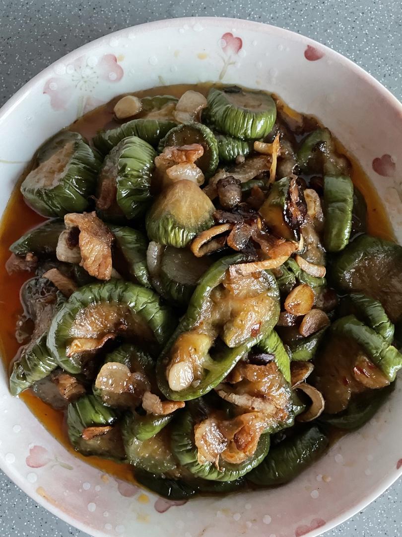老干妈炒绿茄子