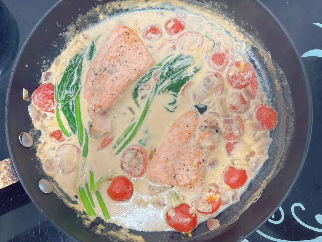 ［三文鱼创新吃法］托斯卡纳三文鱼 Tuscan Salmon