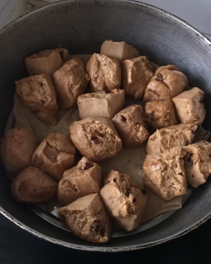 红糖燕麦开花馒头