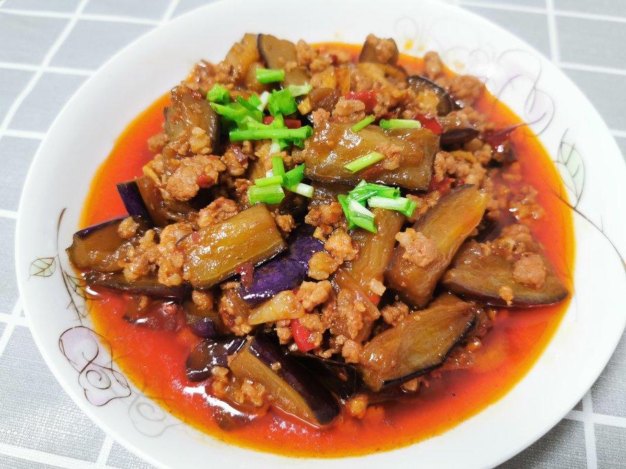 红烧肉沫茄子