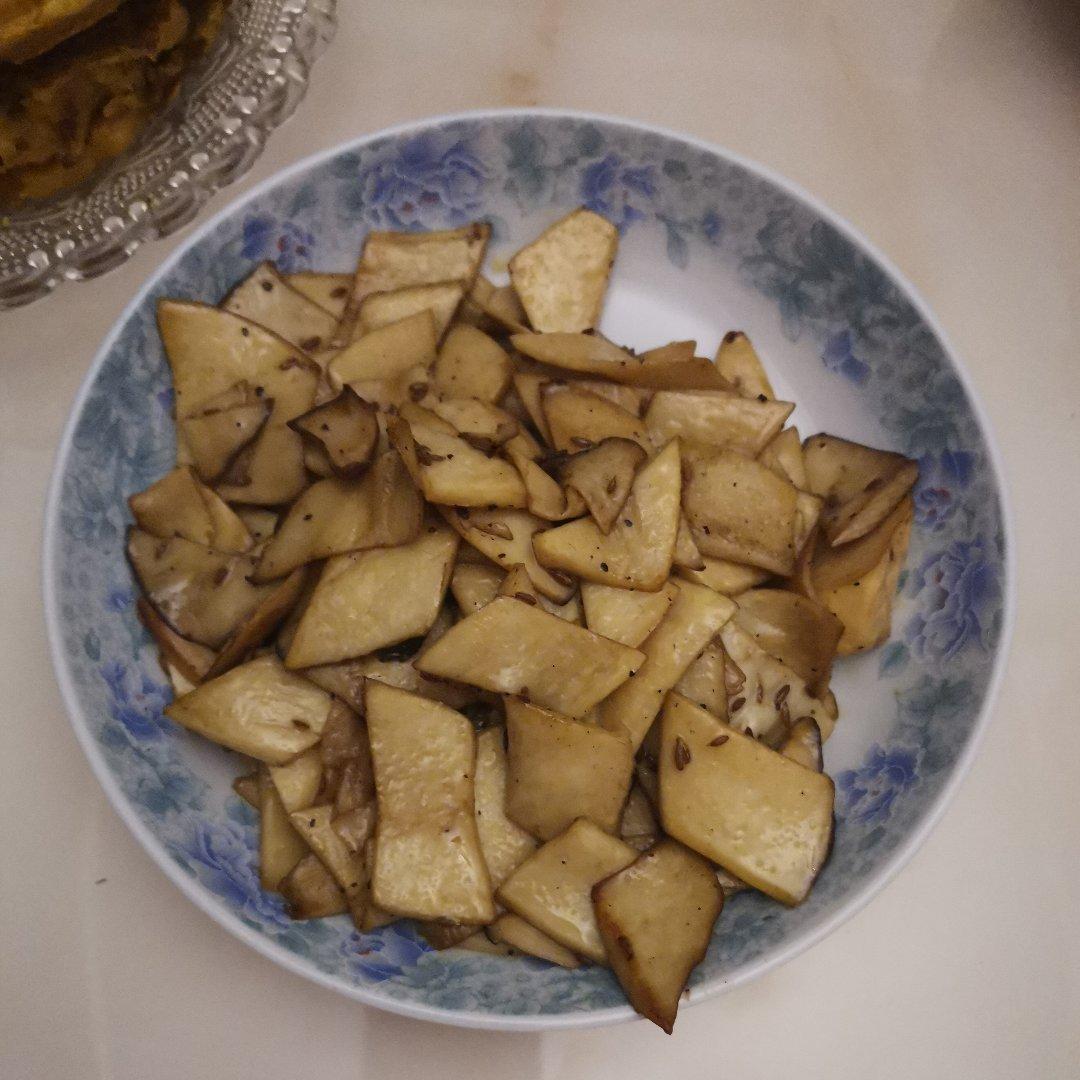 孜然黑椒杏鲍菇