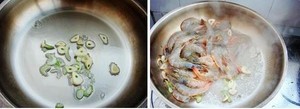 大虾炒白菜的做法 步骤3