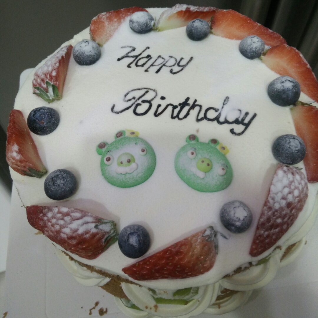 可可草莓裸蛋糕