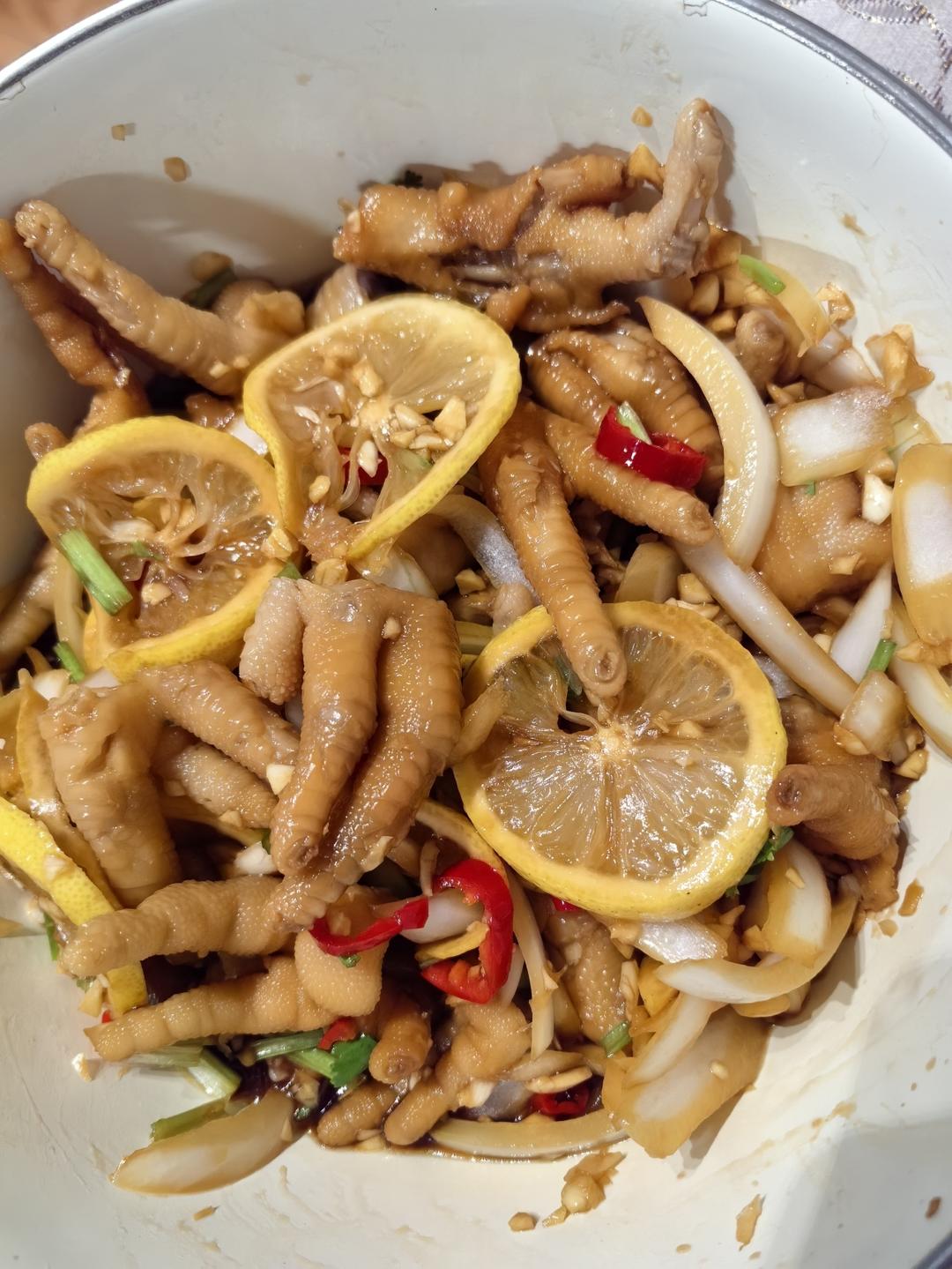 【柠檬酸辣鸡爪】自制超级无敌美味的网红鸡爪