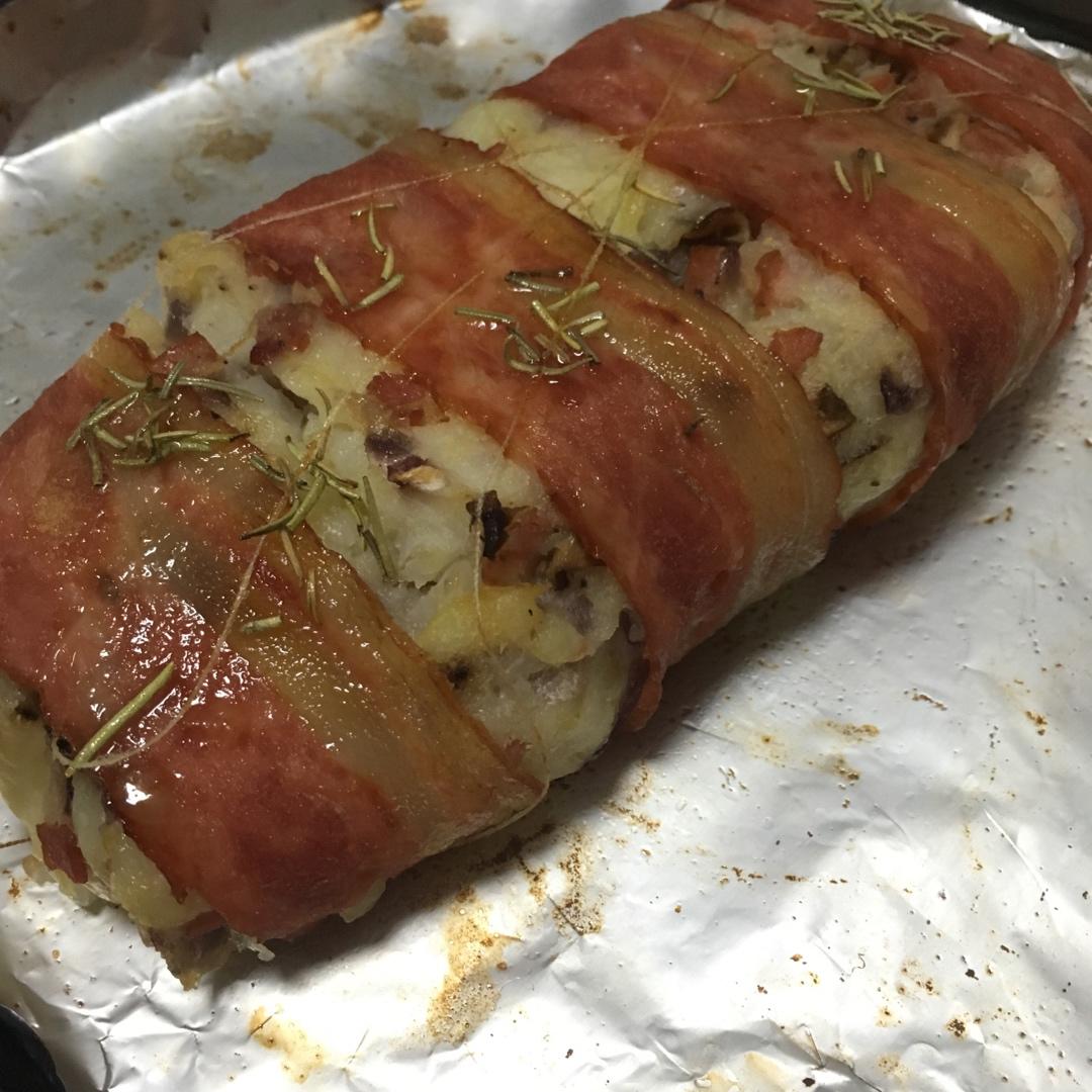 《食戟之灵》土豆培根烤肉