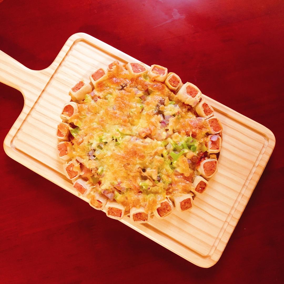 🔥无需和面❗️超好吃手抓饼披萨🍕