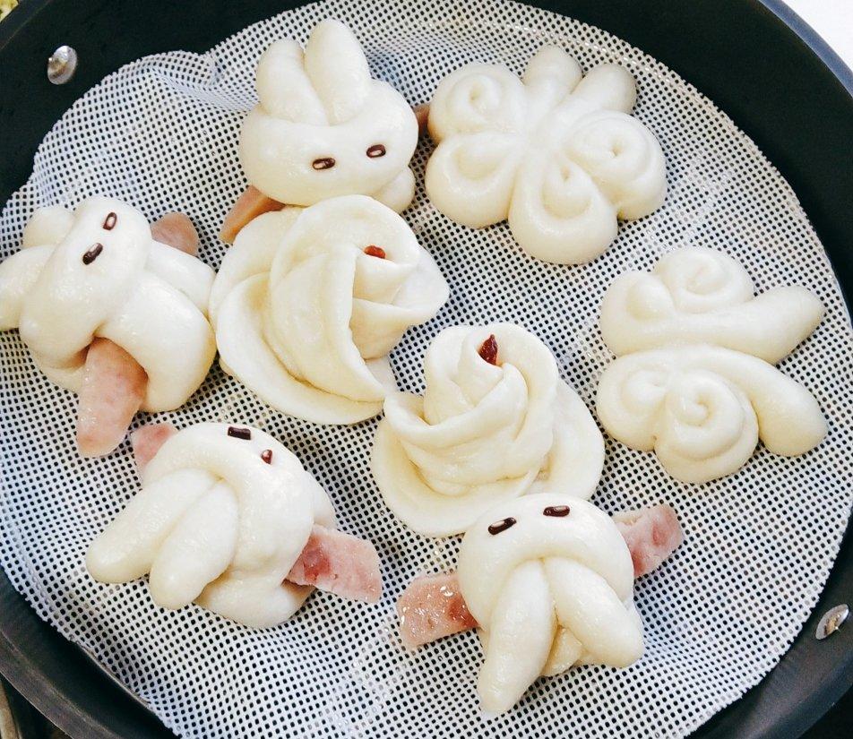 小兔子馒头(一次发酵)