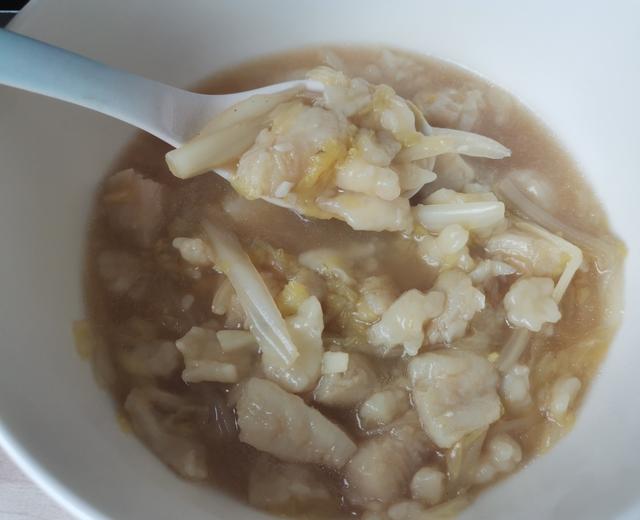 豪华版龙利鱼疙瘩汤的做法