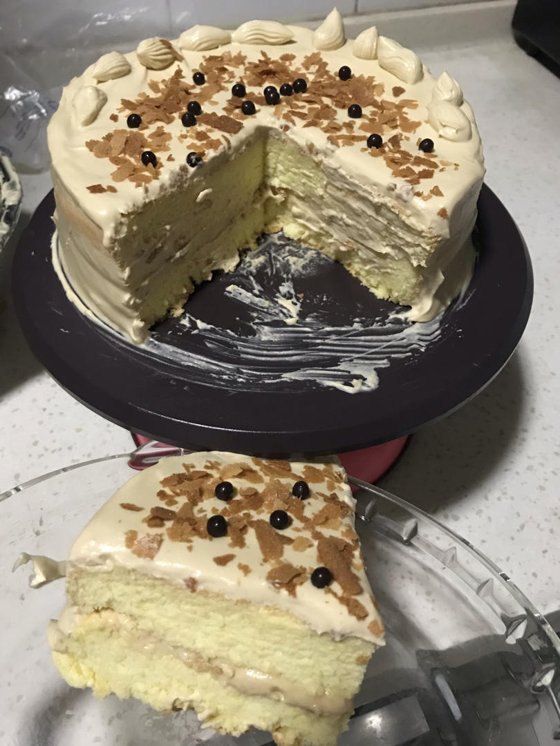 焦糖海盐生日蛋糕