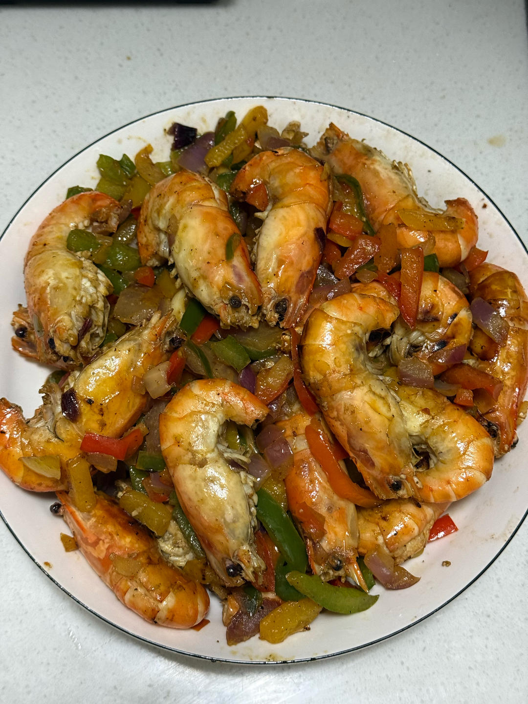 椒盐罗氏虾，家人们，一定要试试这个做法，绝了