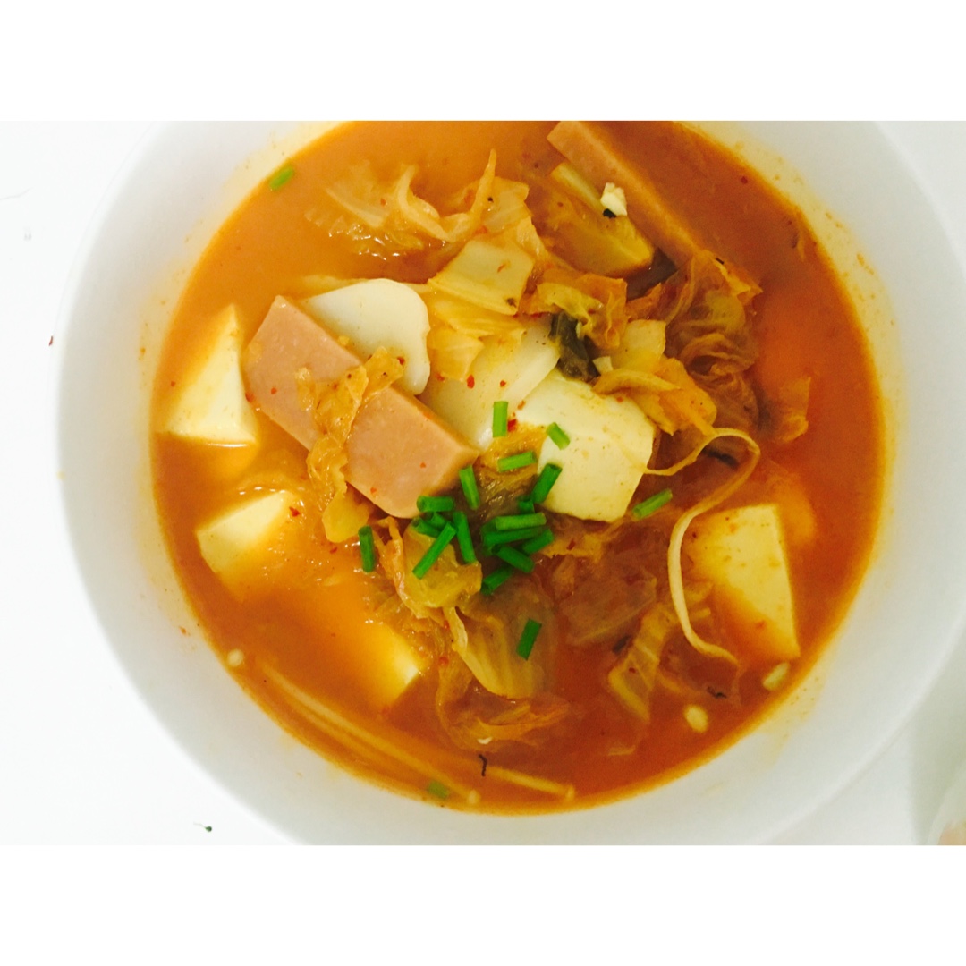 韩式泡菜豆腐煲