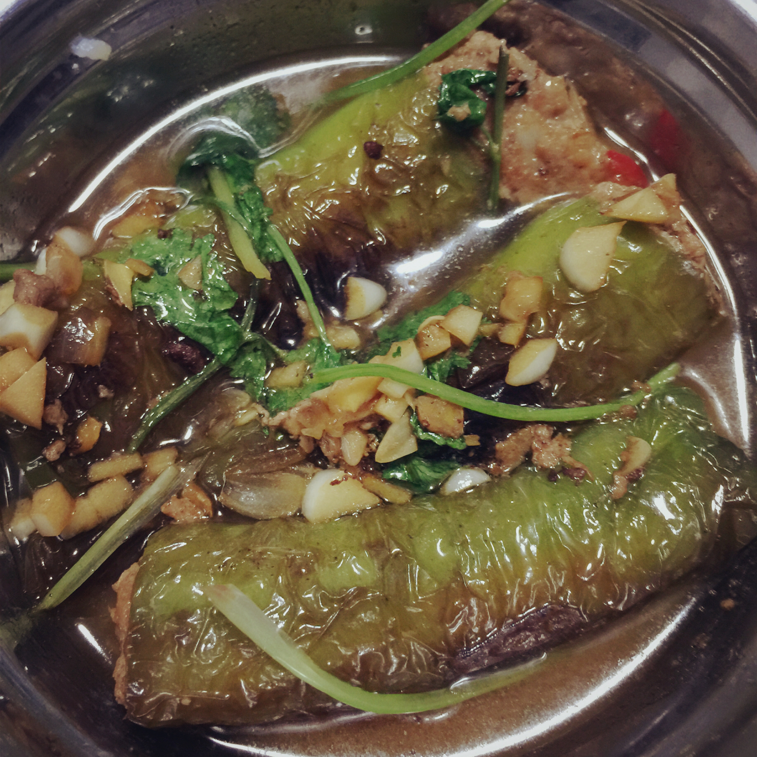 下饭菜肴--青椒酿肉