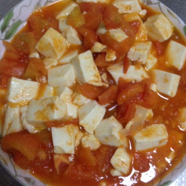 茄汁嫩豆腐