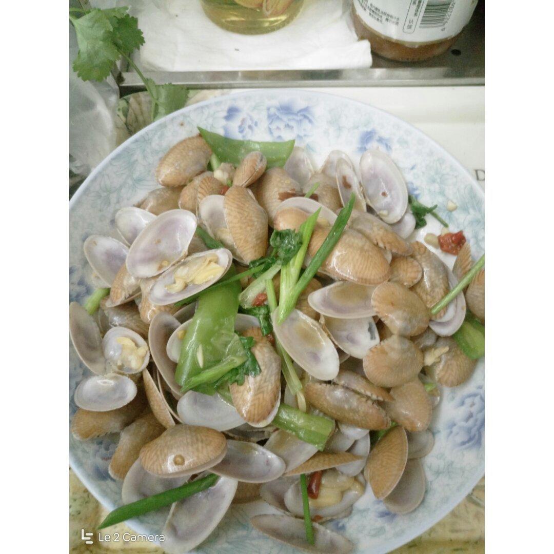 姜葱炒花甲