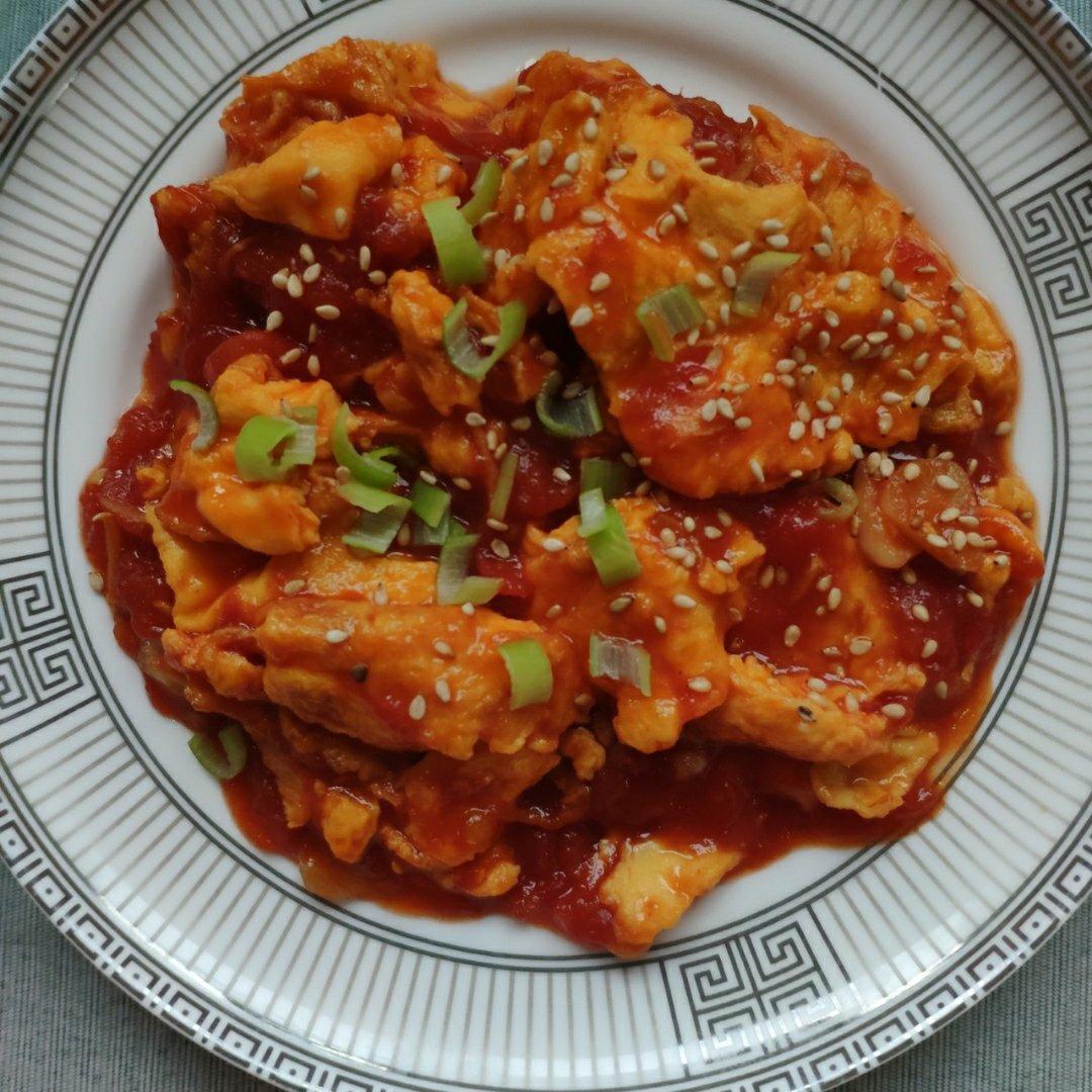 赛螃蟹炒番茄【The national Chinese food】