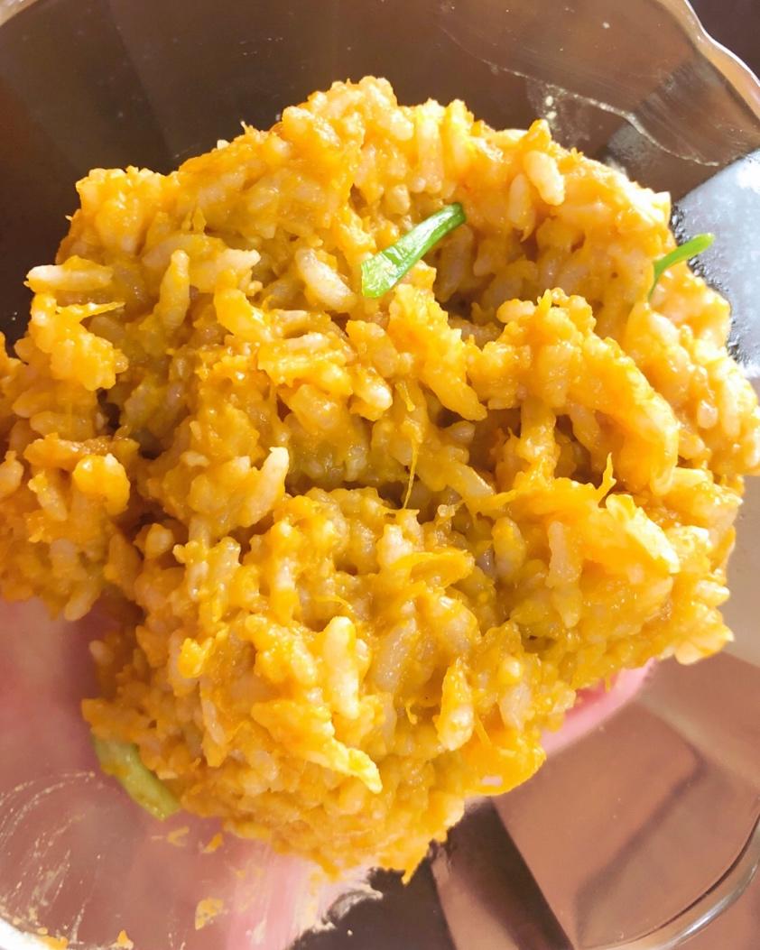 南瓜🎃咸蛋黄饭