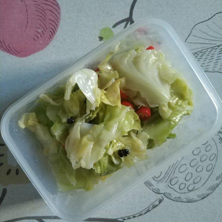 轻食凉拌圆白菜
