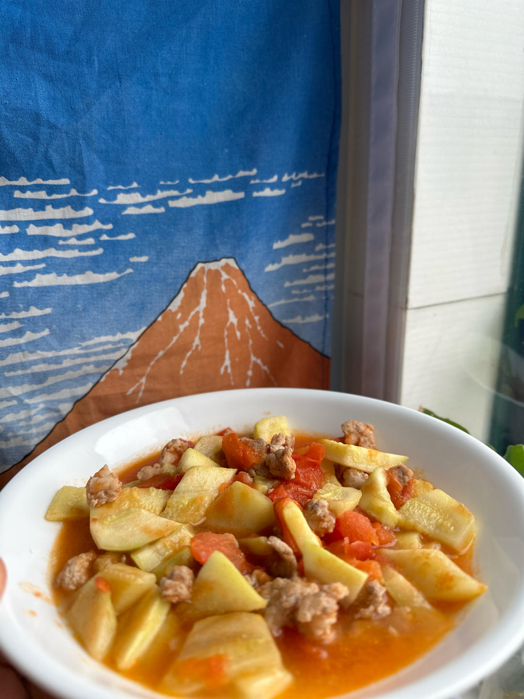 超级下饭菜：番茄肉沫西葫芦