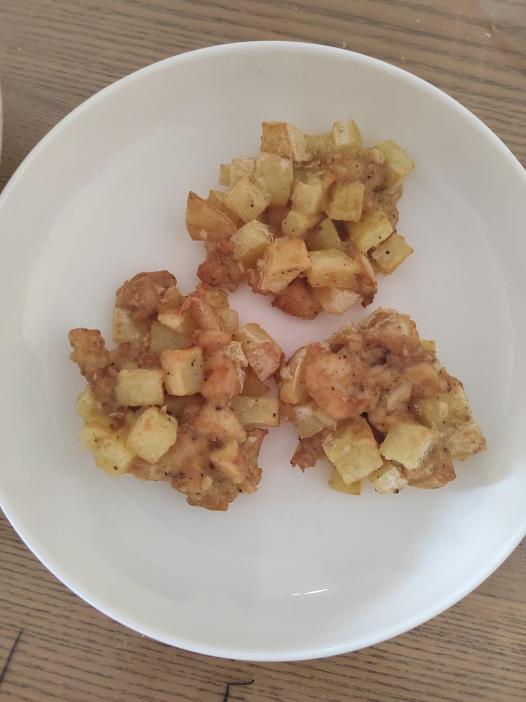 土豆鸡肉饼