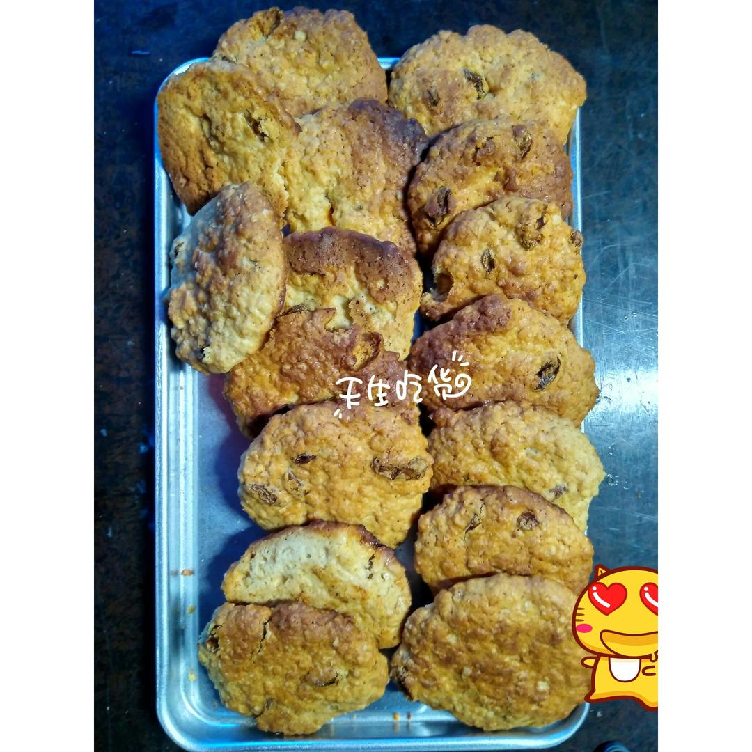 燕麦葡萄干饼干
