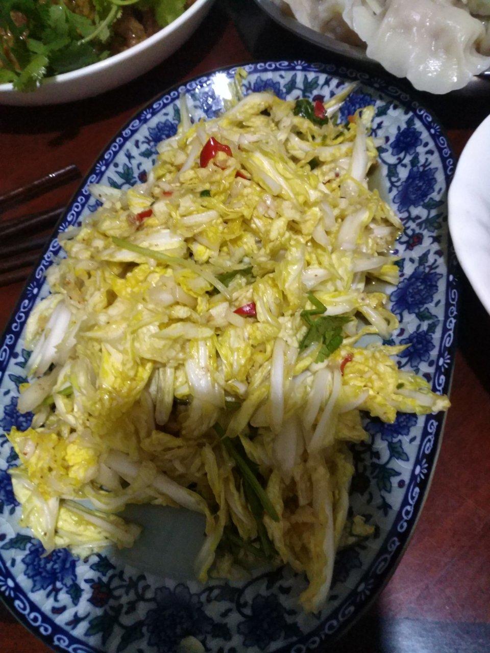 小森林の野蒜炒鲑鱼白菜花意面