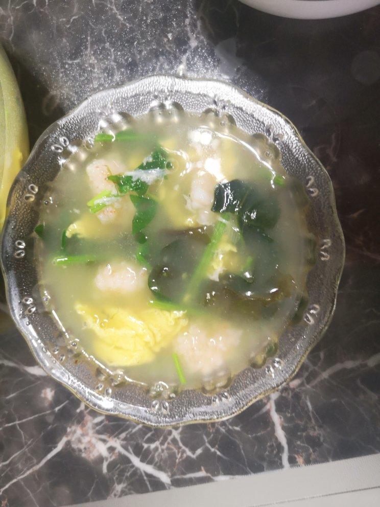 紫菜虾滑汤