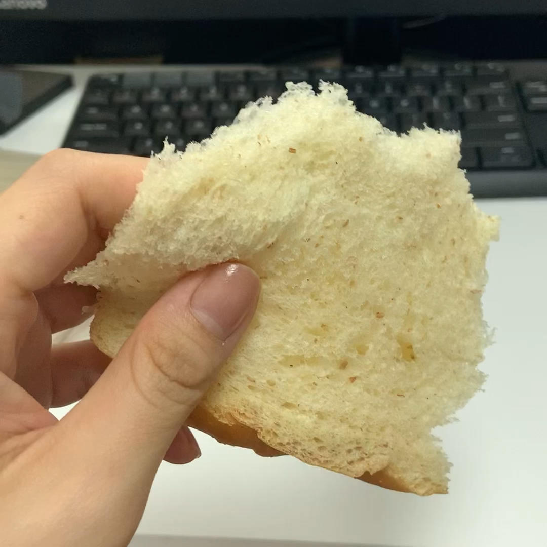 一种面团两种面包的云朵全麦吐司（一）