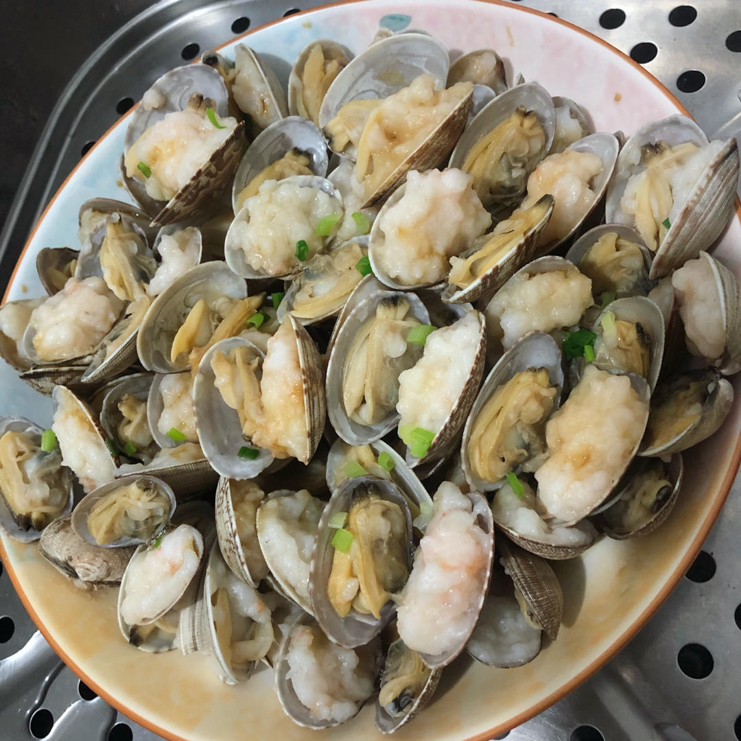 蛤蜊酿虾滑